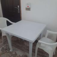 میز وصندلی پلاستیکی