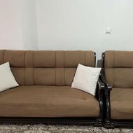 مبل 7نفره با کوسن و میز عسلی