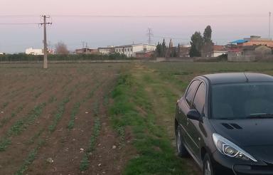 27000 متر زمین نصف داخل بافت نصف کشاورزی باشرایط بسار عالی د