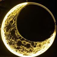 تابلو/ساعت /آینه ماه