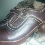 کفش-چرم؟؟؟قهوه ی-وزیره-طبی-پاشنه متوسط و خاص تبریز