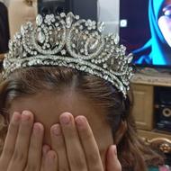 تاج عروس نو استفاده نشده