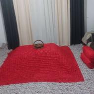 لحاف کرسی پشم گوسفندی و پنبه ی خالص و پنبه بالایکو