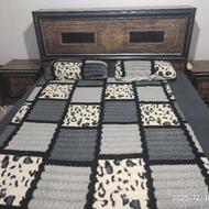 سرویس کامل .تخت دونفره .به همراه پاتختی.کمد لباس.دراور