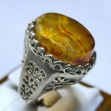 انگشتر عقیق سرخ یمنی