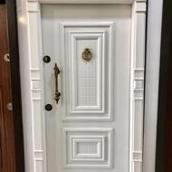 درب ضدسرقت سفید ضد سرقت ضدحریق پنجره اتاق ورودی ژیوادرب2049