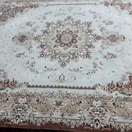 نونو دو عدد فرش 12متری ابریشم برجسته خیلی کم استفاده شده