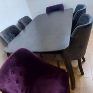 میز و صندلی ناهار خوری کاملا سالم و نو