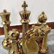 دکوری شطرنج طلایی سرامیکی سایر بزرگ