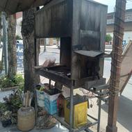 منقل کبابی با فن