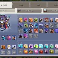 اکانت کلش اف کلنز تان 15 لول 180