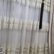 پرده گل برجسته