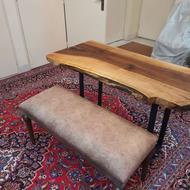 میز روستیک گردو