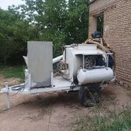 فروش فوری دستگاه فوم بتن سه فاز تک محور اتوماتیک صفر نو