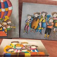 تابلوهای نقاشی روی بوم کار دست هنرمند