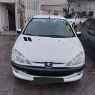 پژو 206 SD (صندوق دار) 1395 سفید