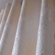 پرده ضخیم کرم طلایی نو فقط 650