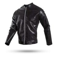 کاپشن چرم طرح پوست مار ساده مردانه مدل YasanوArtim