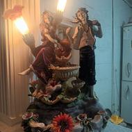 آبنما چراغ دار مجسمه شب خواب