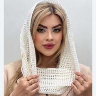 شال رینگی قلاب بافی