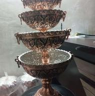 ظروف مسی کاسه جام قلمزنی شده