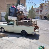 وانت بار اثاث کشی کفی مبلی پتو دار با کارگران مطمئن