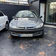 پژو 206 SD (صندوق دار) 1396 خاکستری