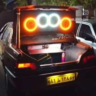 4عدد میدرنج 8 با نئون و تاقچه صندوق پژو