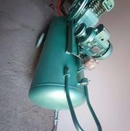 کمپرسور و پمپ باد سه فاز دو سیلندر 250 لیتری