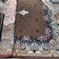 فرش 6متری قهوه ای رنگ