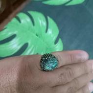 انگشتر فیروزه نیشابوری زنده