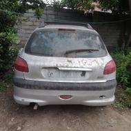 206 تیپ 2 موتور تازه تعمیر شاسی پلمپ