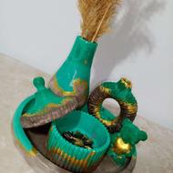 ست زیبای سبز