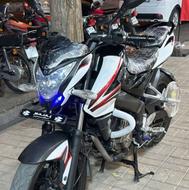 درحد خشک Ns200سالم درحدخشک همه لوازم فابریک بدون خط خش