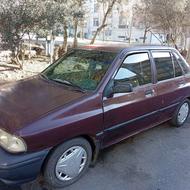 پراید زرشکی رنگ مدل 84