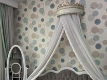 تخت نوجوان به همراه تشک و آینه قدی و صندلی و تاج و تور تخت در شیپور