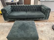 فروش فوری مبل تمام چستر به همراه جلو مبلی در شیپور