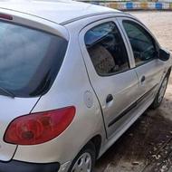 فروش 206نقره ای تیپ دو