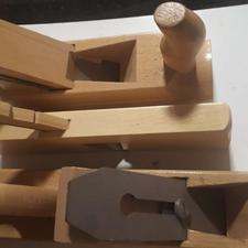 گیره دست ساز کتابی ، رنده چوب فلزی و چوبی، سوهان و ابزار