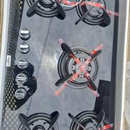 اجاق گاز پنج شعله شیشه