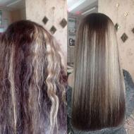 کراتین صدر درصد و احیا صد درصد.پروتین تراپی مو