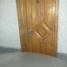 درب دولنگه با دستگیره و چشمی