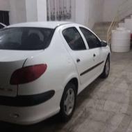 پژو 206اس دی سفید با رینگ ولاستیک