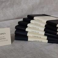 خودکار روان نویس دفتر 220 برگ جلد چرم نرم برند یوروپن لندن