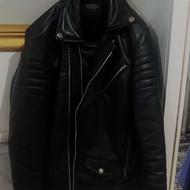 کاپشن چرم مصنوعی مردانه سایز لارج