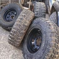 رینگ لاستیک سایز 285 رینگ 16 و 15