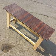 نیمکت خیاطی نیمکت چوبی میزکار صندوق چوبی چهارپایه چوبی