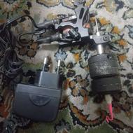 قیچی ارایشگری و دستگاه تتو