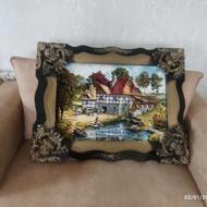 تابلو فرش طرح طبیعت