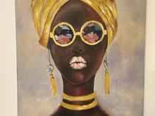 نقاشی رنگ روغن کار دست در شیپور